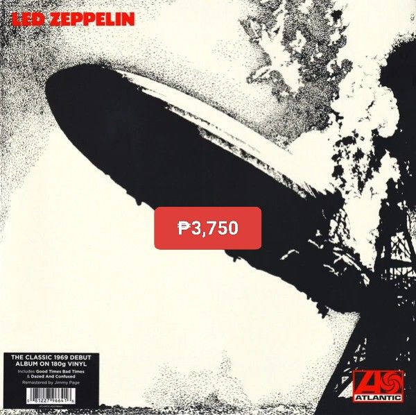 Led Zeppelin - Led Zeppelin I remaster vinyl (Category: Vinyls) located in Manila. Submitted by jhenaloymerchandise (Listing ID 1432026697, Image 1). Description: Led Zeppelin - Led Zeppelin I.