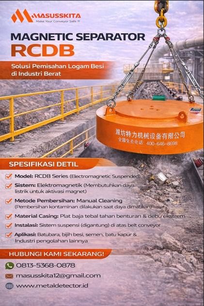 Magnetic Separator RCDB (Electromagnetic), Antik, Lainnya di Carousell