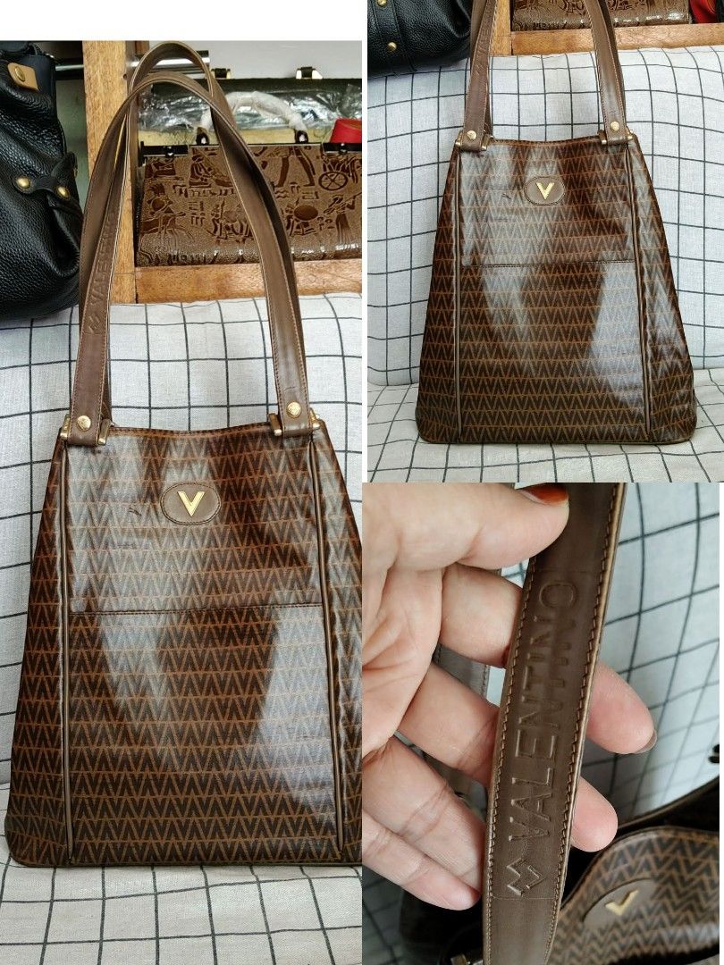 ORIGINAL Mario Valentino monogram tote bag (Category: Luxury Bags & Wallets) located in Solano. Submitted by prelovedbagsbykei (Listing ID 1432023062, Image 1). Description: MOP: GCASH MOD: J&T NON NEGOTIABLE ‼️MALAKI ‘TO‼️.