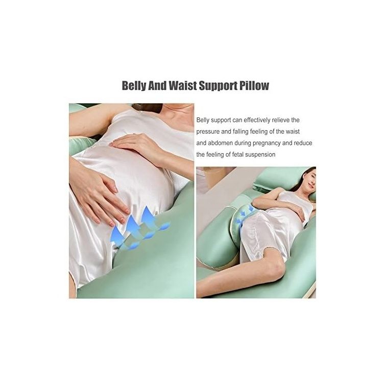 Maternity pillow U-shaped Maternity Pillow With Tencel Fabric Pillowcase, Pregnant Woman Body Pillow (Category: Maternity Care) located in Singapore. Submitted by thecommongoods.sg (Listing ID 1432154664, Image 3). Description: Best Pillow for Pregnancy: Our maternity pillow is uniquely designed, Detachable (with zipper) multiple parts. Simply connect separate sides to embrace whole body. Your head, neck, shoulders, back, hips, knees and legs wil