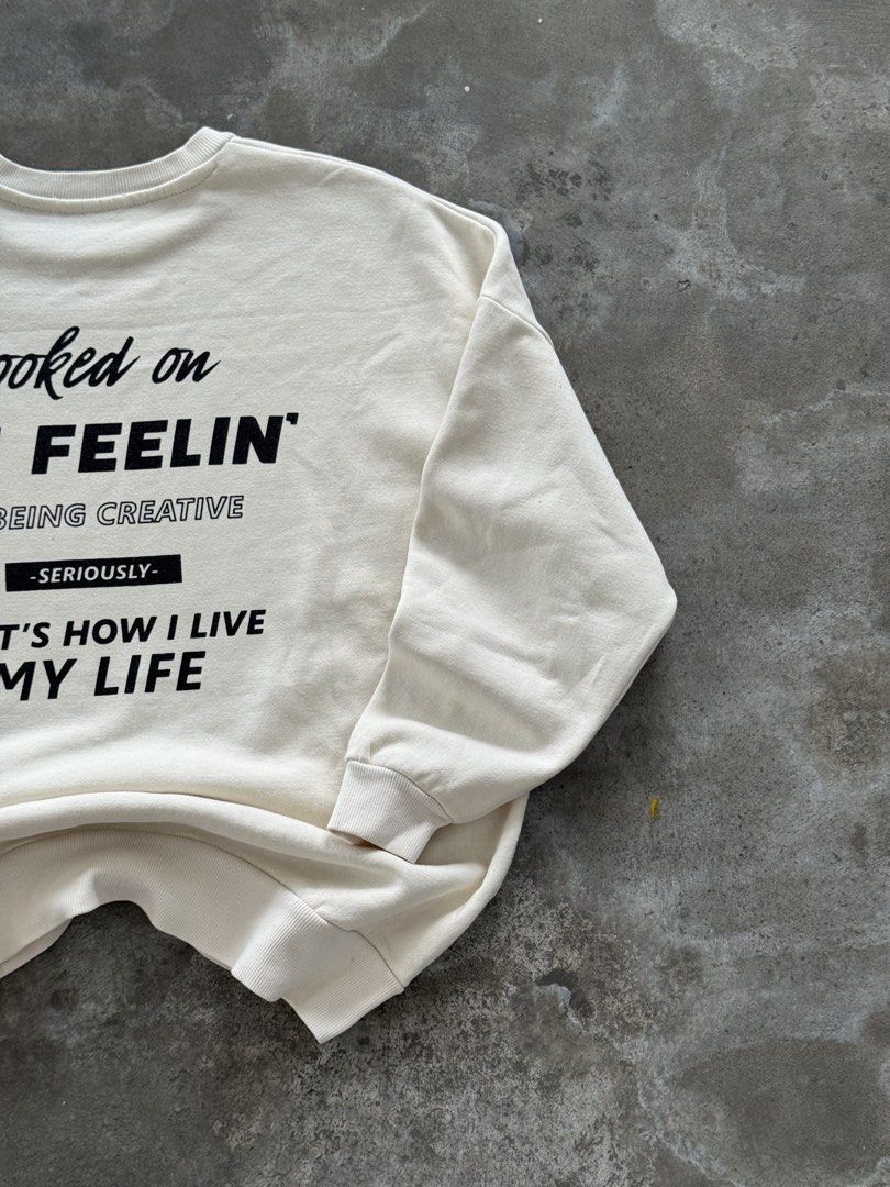 "Maybe my hobby is being funny" crewneck (Category: Activewear) located in Taguig. Submitted by michaelroydenoya (Listing ID 1432101842, Image 3). Description: "Maybe my hobby is being funny" crewneck With backhit 💥 Fits XL - 2XL Width: 26 Length: 28 Issue: cut tags, excellent condition Price: 499.