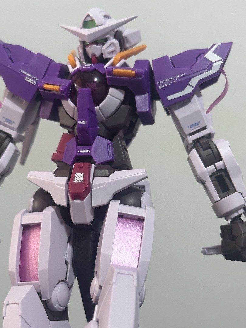 Metal Build Style Exia Trans Am Gundam (Category: Gundam Model Kits) located in Singapore. Submitted by azure_flame (Listing ID 1432085844, Image 2). Description: Freshly built, made of plastic. Design inspired from the metal build exia, more sharp edges. Non bandai 1/144 scale, best 1/144 exia at the moment.