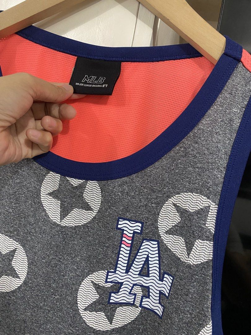 MLB jersey la dodgers (Category: Activewear) located in Santa Maria. Submitted by jordangail (Listing ID 1432100631, Image 2). Description: MLB la dodgers sando Jersey 85 on tag 18-19x26 Excellent No issue Mine na Gcash Lbc Jnt God bless.