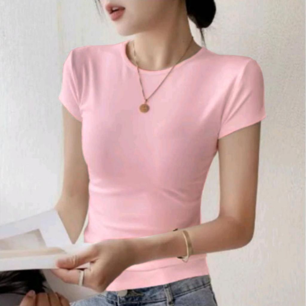 Pink T-shirt (Category: Shirts) located in Manila. Submitted by samisellstuff (Listing ID 1432175775, Image 2). Description: 🔴 LAST PRICE NA ANG EVERYTHING :) 🔴 LOCATION: grand monaco la potenza, monaco avenue, pasig city 🔴 PAYMENT: STRICTLY gcash only. PAY BEFORE SHIPPING 🔴 DELIVERY: if ASAP - lalamove, if WILLING TO WAIT - J&T 🔴 no measurements, wala po akong pang measure :( 🔴 my measurements for reference - height: 5’2 - waist: 25 inches