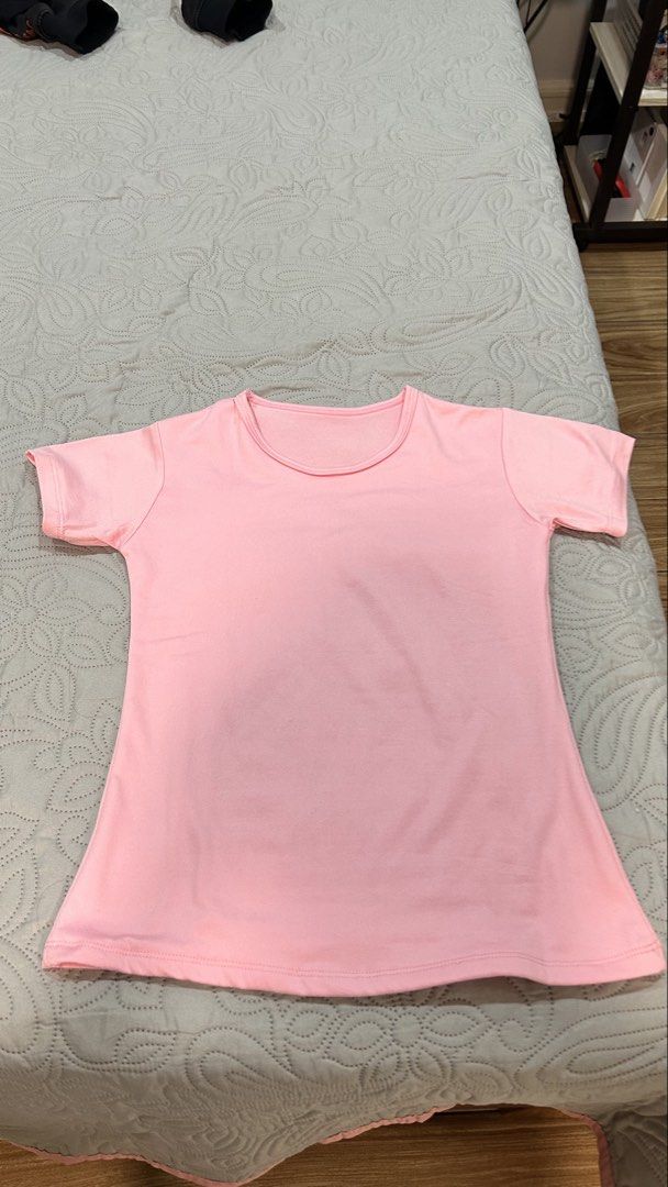 Pink T-shirt (Category: Shirts) located in Manila. Submitted by samisellstuff (Listing ID 1432175775, Image 3). Description: 🔴 LAST PRICE NA ANG EVERYTHING :) 🔴 LOCATION: grand monaco la potenza, monaco avenue, pasig city 🔴 PAYMENT: STRICTLY gcash only. PAY BEFORE SHIPPING 🔴 DELIVERY: if ASAP - lalamove, if WILLING TO WAIT - J&T 🔴 no measurements, wala po akong pang measure :( 🔴 my measurements for reference - height: 5’2 - waist: 25 inches