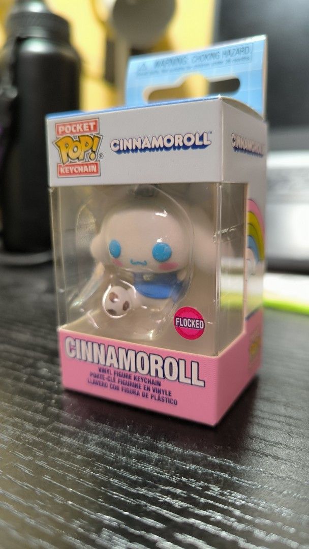 Pocket Pop! Keychain Cinnamoroll & Kuromi (Category: Designer & Blind Box Toys) located in Quezon City. Submitted by icemage47 (Listing ID 1432009733, Image 2). Description: **Pocket Pop! keychains available** Cinnamoroll and Kuromi. - Both figures are new and in their original boxes. - Cinnamoroll box: Pink and white. - Kuromi box: Black and white. - Both feature the Pocket Pop! logo. Rfs: Supposed to be for gifting, but changed my mind..