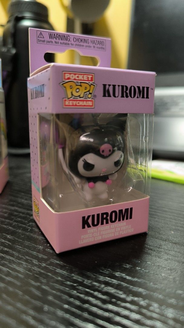 Pocket Pop! Keychain Cinnamoroll & Kuromi (Category: Designer & Blind Box Toys) located in Quezon City. Submitted by icemage47 (Listing ID 1432009733, Image 3). Description: **Pocket Pop! keychains available** Cinnamoroll and Kuromi. - Both figures are new and in their original boxes. - Cinnamoroll box: Pink and white. - Kuromi box: Black and white. - Both feature the Pocket Pop! logo. Rfs: Supposed to be for gifting, but changed my mind..