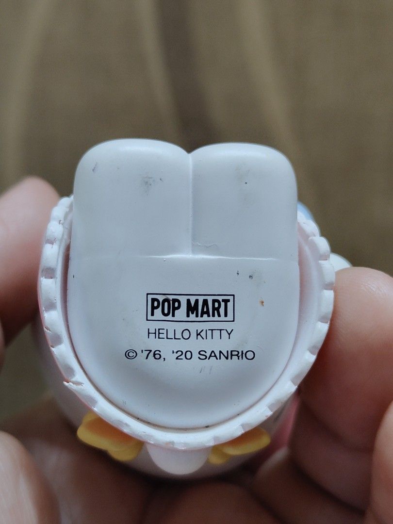 Pop Mart Sanrio Hello Kitty Figure (Category: Designer & Blind Box Toys) located in Santa Rosa. Submitted by mmps249.1 (Listing ID 1432152875, Image 3). Description: please check pictures for flaws Crossposted Mine now, pay now shipping courier: JRS only Gcash payment upon order No reservations.