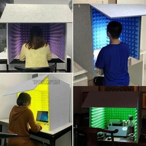 Portable Vocal Booth Sound Booth Recording Equipment, Self Made Sound ...
