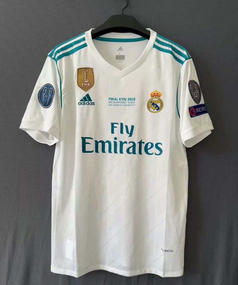 Real Madrid Retro Jersey (Category: Activewear) located in Singapore. Submitted by calcio_sport_jersey (Listing ID 1432183155, Image 1). Description: 👕 PRE-ORDER: Customize Sports Jerseys✨ ✅ Easy Payment: Paynow ✅ Latest or Retro Style ✅ Pm Me For More Jersey Info ✅ Personalize: Name, Number, Patch ✅ High Quality Printing: $5 (Name + Number) ✅ Patch Add-ons: $2 each 🎉Free Shipping on 2+ items‼️🎉 Buy more and save on delivery/discount！ ⚠️ Deliv