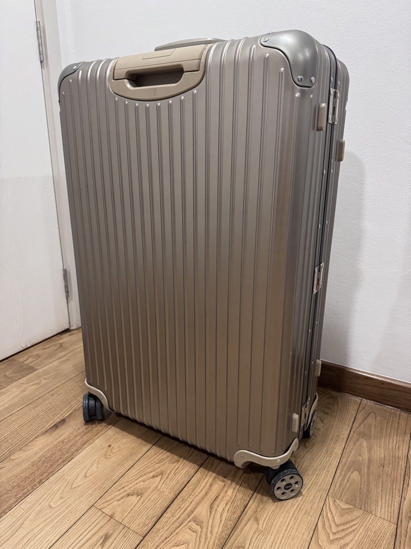 Rimowa Topas Titanium 77 XL Suitcase, Hobbies & Toys, Travel