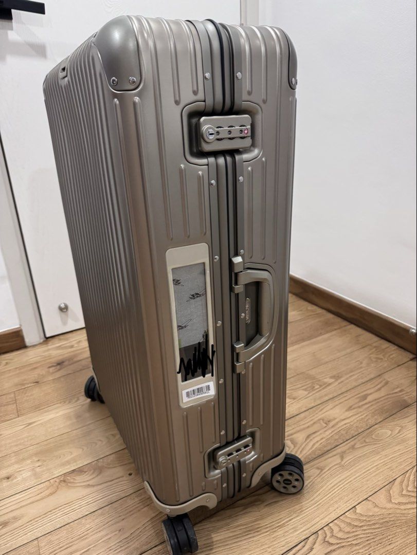 Rimowa Topas Titanium 77 XL Suitcase, Hobbies & Lifestyle, Travel