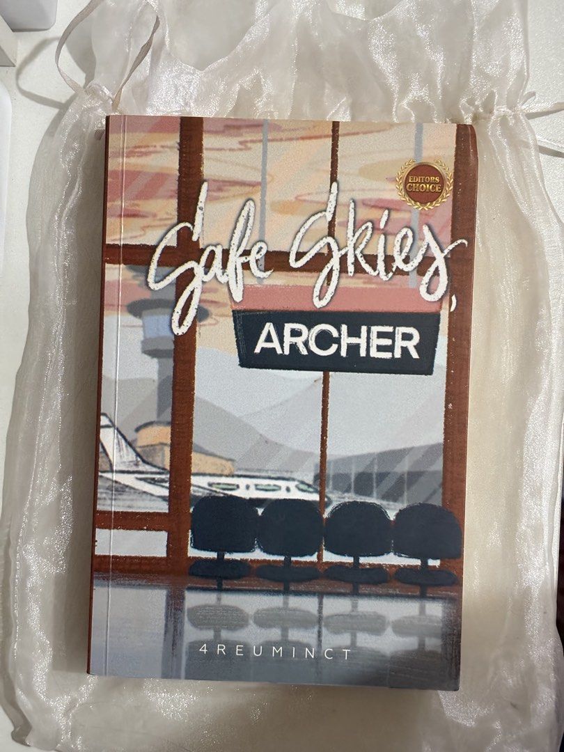 Safe Skies Archer University Series Book (Category: Storybooks) located in Quirino. Submitted by ysaesells (Listing ID 1432089448, Image 1). Description: wts lfb book wattpad sale ph ₱ 400 |nag-yellow na yung pages may printed signature ni gwy, book only.