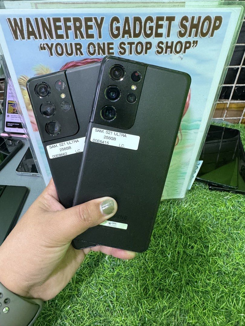 SAMSUNG S21 ULTRA 5G (Category: Samsung) located in San Juan City. Submitted by wainefreygadgetshop (Listing ID 1432138072, Image 2). Description: Samsung S21 ULTRA 5G 12/256 (PLEASE SEARCH NYO NALANG FULL SPECS) ALL GOODS AT WORKING NO REPAIR HISTORY NTC APPROVED OPENLINE ANYSIM GAMING PHONE PEDE PANG BACK UP PHONE SCREEN TESTED SIGNAL TEST CAMERA SOBRANG LINAW HONEST ISSUE ILALAGAY SA NOTE KUNG MERON MAN PARA AWARE KA! PASS SA SWAP LALo na sA P