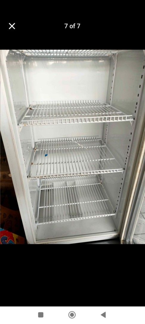 Sanden Cold Fresh Display Refrigerator (Category: Refrigerators and Freezers) located in Manila. Submitted by betchay0330 (Listing ID 1432109339, Image 3). Description: - Sanden Cold Fresh display refrigerator - Multiple shelves for organized storage - Glass door for easy product viewing - Interior lighting to showcase contents - Fan for consistent cooling - White exterior with Sanden logo - Standard plug for easy use.