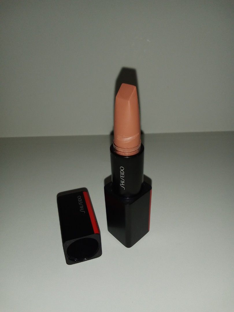 Shiseido ModernMatte Powder Lipstick (Category: Makeup) located in Silang. Submitted by clementinelovestodeclutter (Listing ID 1432161064, Image 1). Description: Auth Shiseido ModernMatte Powder Lipstick Shade: 503 Nude Streak Minimal flaw: With light dents on lower part of the lippie BNEW, UNUSED no box.