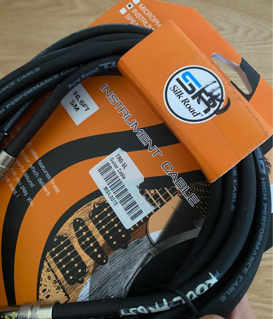 Silk Road TRG-5L Guitar Instrument Cable (Category: Musical Instruments) located in Taguig. Submitted by mihox (Listing ID 1432195743, Image 3). Description: .