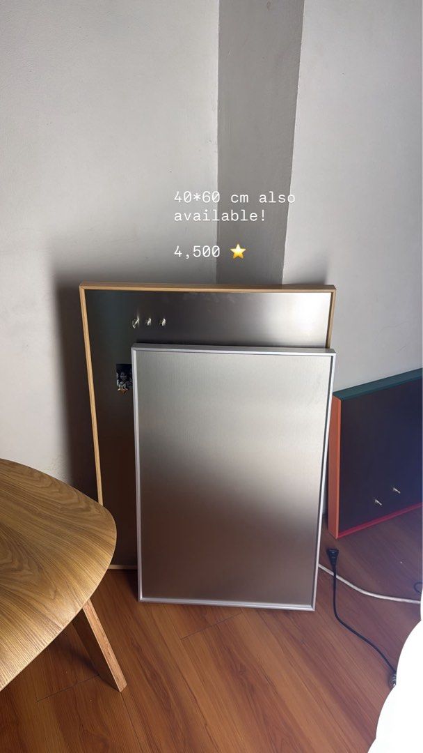 Silver Chrome magnetic decor frame aesthetic (Category: Mirrors) located in Quezon City. Submitted by nabi1004 (Listing ID 1432036782, Image 1). Description: silverhome.ph on ig.