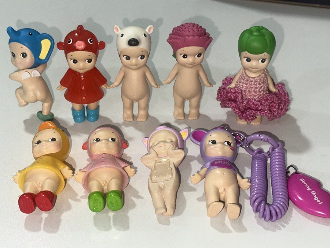 Sonny Angel Figures Assorted (Category: Designer & Blind Box Toys) located in Las Pinas. Submitted by hawnjelawu (Listing ID 1432092463, Image 1). Description: quitting sale: first row all ratio to the second row (except goldfish) rainy season: duck 650 - 1:1 axolotl 650 - 1:1 goldfish 1:1 dreaming hipper: pig 650 - 1:1 valentines: mouse 650 - 1:1 for ratio all second row: 500 (except goldfish) looking back elephant carnation anteater bellpepper 