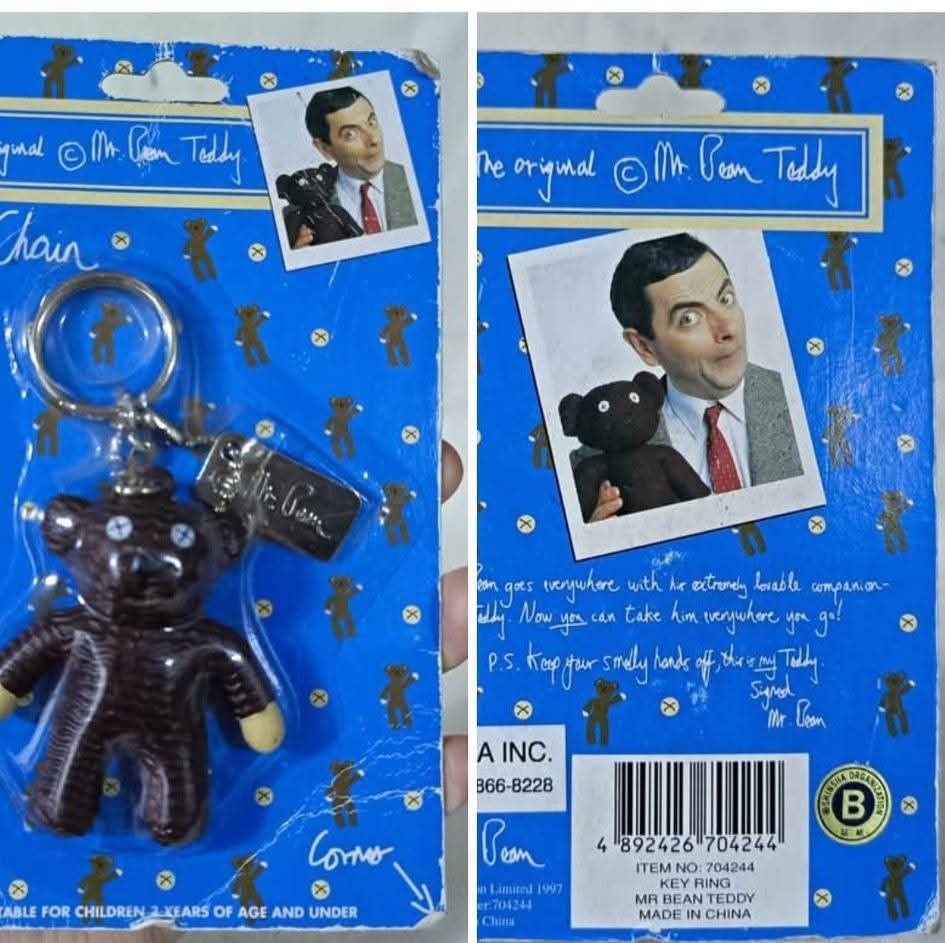 Teddy & Car Key Chain/Charm Set Mr Bean (Category: Character Goods) located in Baguio. Submitted by boxmania (Listing ID 1432070641, Image 2). Description: From HK/UK/Dubai/Canada or Japan Surplus/Auction Box What you see is what you get No return, no exchange (random item po nakukuha ng seller sa box).