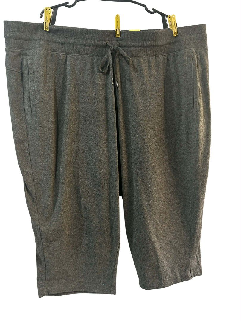 Tek Gear Capri High Rise 3X (Category: Other Bottoms) located in Cavite. Submitted by jp477 (Listing ID 1432046353, Image 1). Description: - Tek Gear Capri pants - Size: 3X - High-rise, mid-calf length - Fabric: 65% cotton, 35% polyester - Features: Drawstring, pockets - Color: Medium Ink Heather/ Grey - Waist 47 -50 inches L 32 inches.