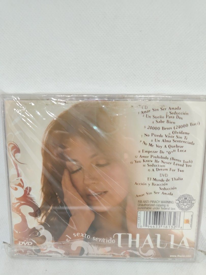 THALIA- EL SEXTO SENTIDO (CD DVD) (Category: CDs & DVDs) located in Manila. Submitted by musiccdshopnew (Listing ID 1432065344, Image 2). Description: .