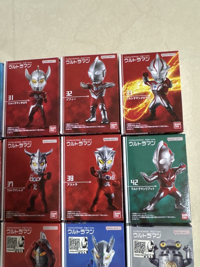 Ultraman Converge Motion (Category: Designer & Blind Box Toys) located in Singapore. Submitted by smurf28 (Listing ID 1432134867, Image 3). Description: $15 for 1 piece $25 for 2 pieces.