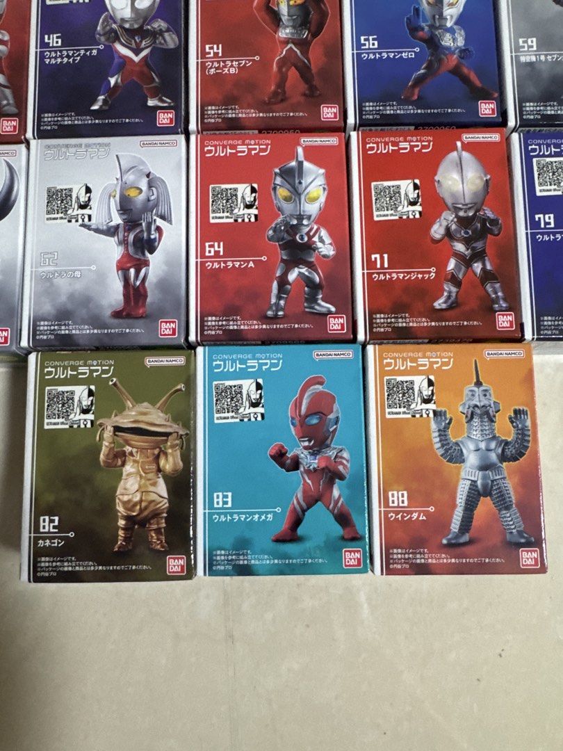 Ultraman Converge Motion (Category: Designer & Blind Box Toys) located in Singapore. Submitted by smurf28 (Listing ID 1432134867, Image 6). Description: $15 for 1 piece $25 for 2 pieces.
