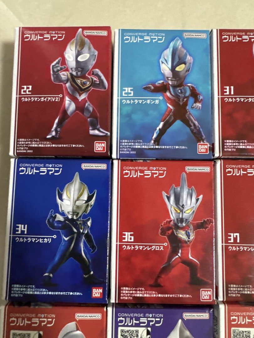 Ultraman Converge Motion (Category: Designer & Blind Box Toys) located in Singapore. Submitted by smurf28 (Listing ID 1432134867, Image 2). Description: $15 for 1 piece $25 for 2 pieces.
