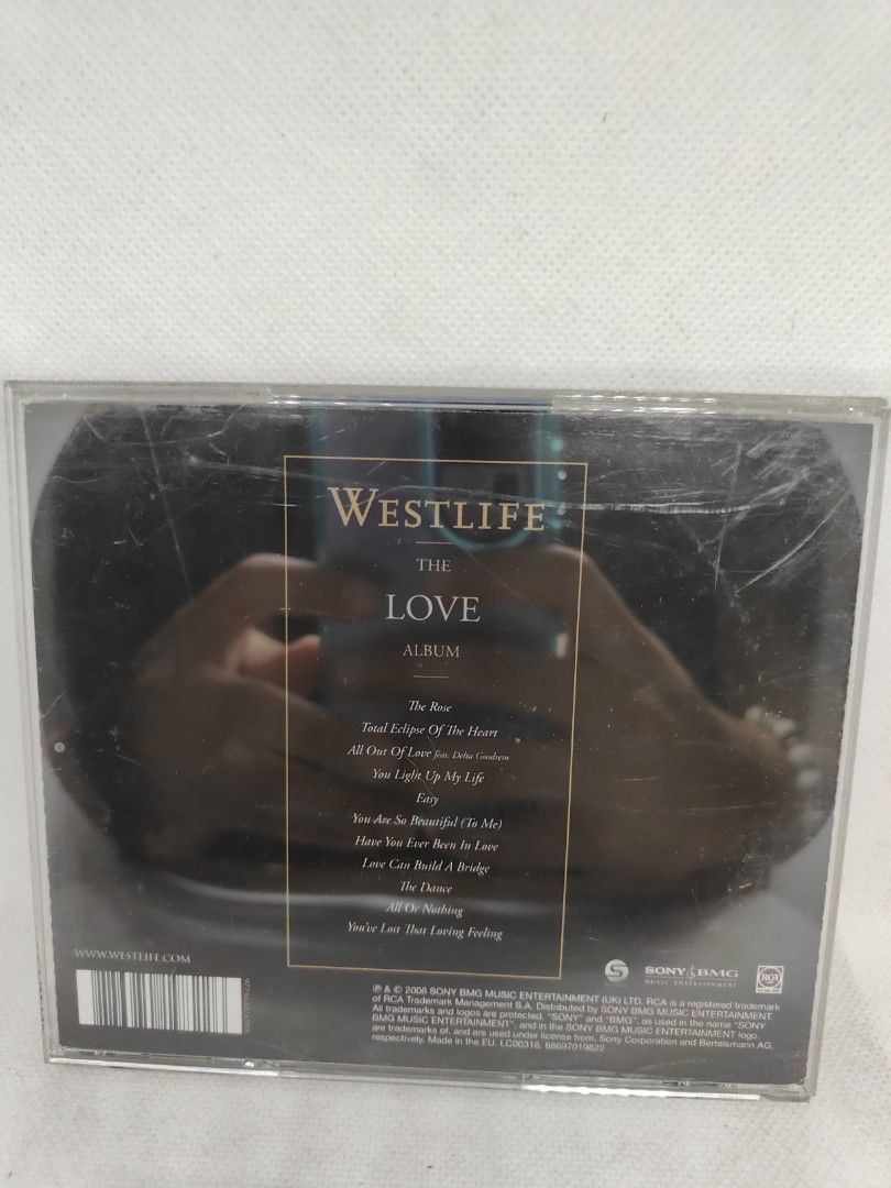 WESTLIFE- THE LOVE ALBUM (Category: CDs & DVDs) located in Manila. Submitted by musiccdshopnew (Listing ID 1432082213, Image 2). Description: .