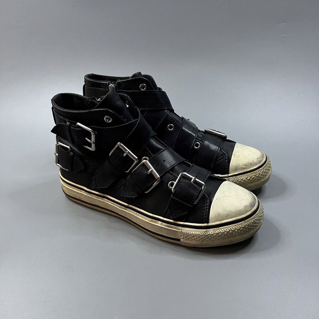 (Y2K) ASH - Wedge Velcro Leather Sneaker (Category: Wedges) located in Paranaque City. Submitted by millennial_goodz (Listing ID 1432139968, Image 1). Description: WTS (Y2K) ASH - Wedge Velcro Leather Sneaker Size 38 Excellent condition - Needs minimal cleaning only Authentic, pair only P1,999 only DM.