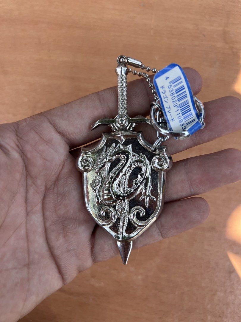 2000s-era Dragon Slayer sword and shield keychain diecast (Category: Vintage Collectibles) located in Zamboanga. Submitted by lcomprendio26013 (Listing ID 1432287562, Image 1). Description: 2 👁PLEASE READ THE DESCRIPTION BEFORE YOU ORDER OR CHAT ME👍 AUTHENTIC 2000s-era Dragon Slayer sword and shield keychain diecast 📢pay today,ship out tomorrow 📢All picture posted are actual item that will you get 📢📢pg hnd aq makarply dto sa carousel paki m