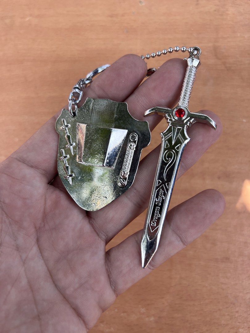 2000s-era Dragon Slayer sword and shield keychain diecast (Category: Vintage Collectibles) located in Zamboanga. Submitted by lcomprendio26013 (Listing ID 1432287562, Image 3). Description: 2 👁PLEASE READ THE DESCRIPTION BEFORE YOU ORDER OR CHAT ME👍 AUTHENTIC 2000s-era Dragon Slayer sword and shield keychain diecast 📢pay today,ship out tomorrow 📢All picture posted are actual item that will you get 📢📢pg hnd aq makarply dto sa carousel paki m
