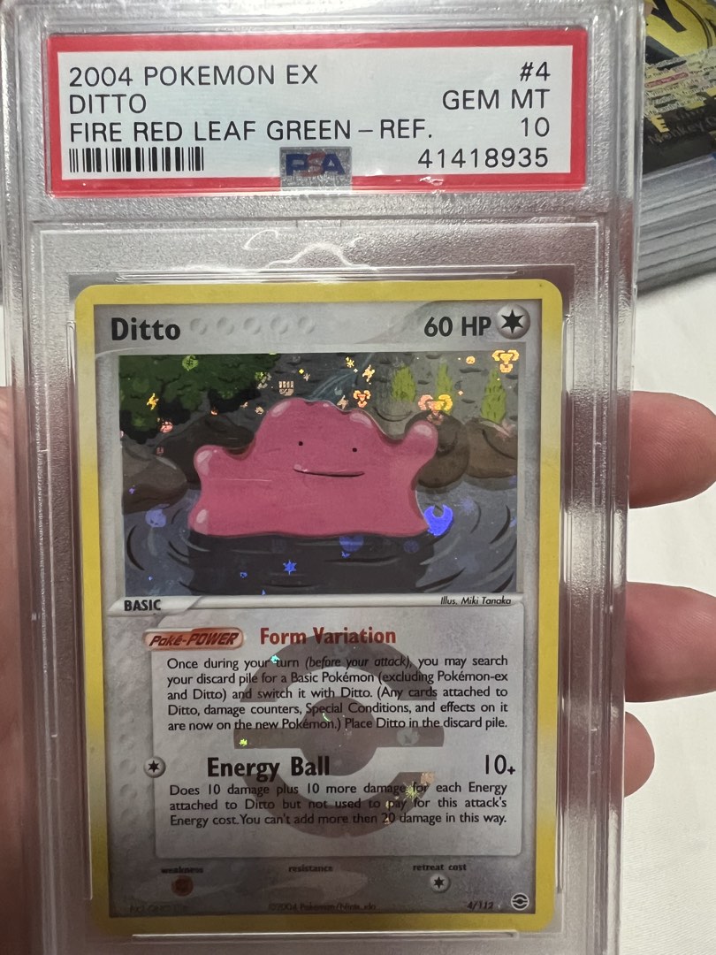 2004 Pokemon EX Ditto Fire Red Leaf Green PSA 10, Hobbies & Toys, Toys ...