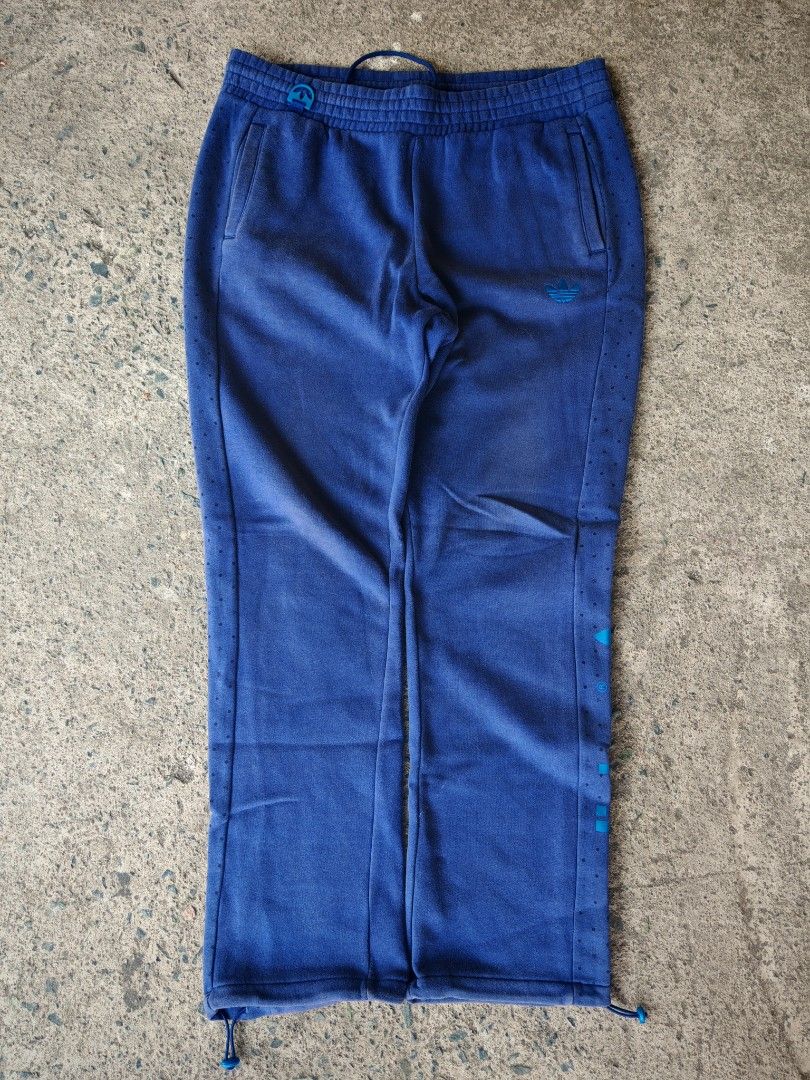 Adidas Track Pants - Blue (Category: Joggers) located in Manila. Submitted by justmecly (Listing ID 1432314302, Image 1). Description: Size: 17-21 inches (laid flat) Length: 41.