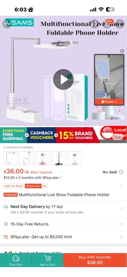 Adjustable LED Desk Lamp - White441114917455144961