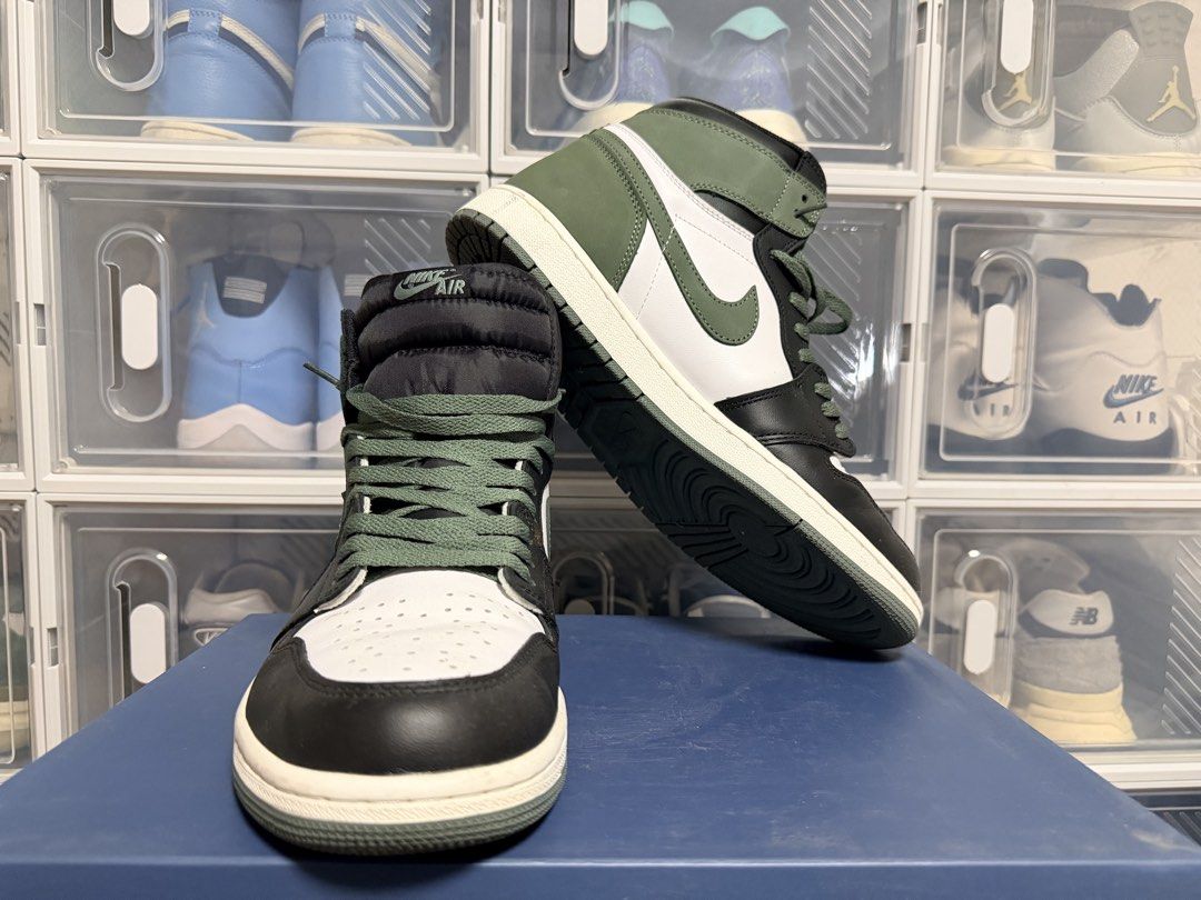 Air Jordan 1 High Clay Green (Category: Sneakers) located in Quezon City. Submitted by 30somethingtreasures (Listing ID 1432255367, Image 3). Description: - Air Jordan 1 High Clay Green - Best Hand in the Game Collection - replacement box.