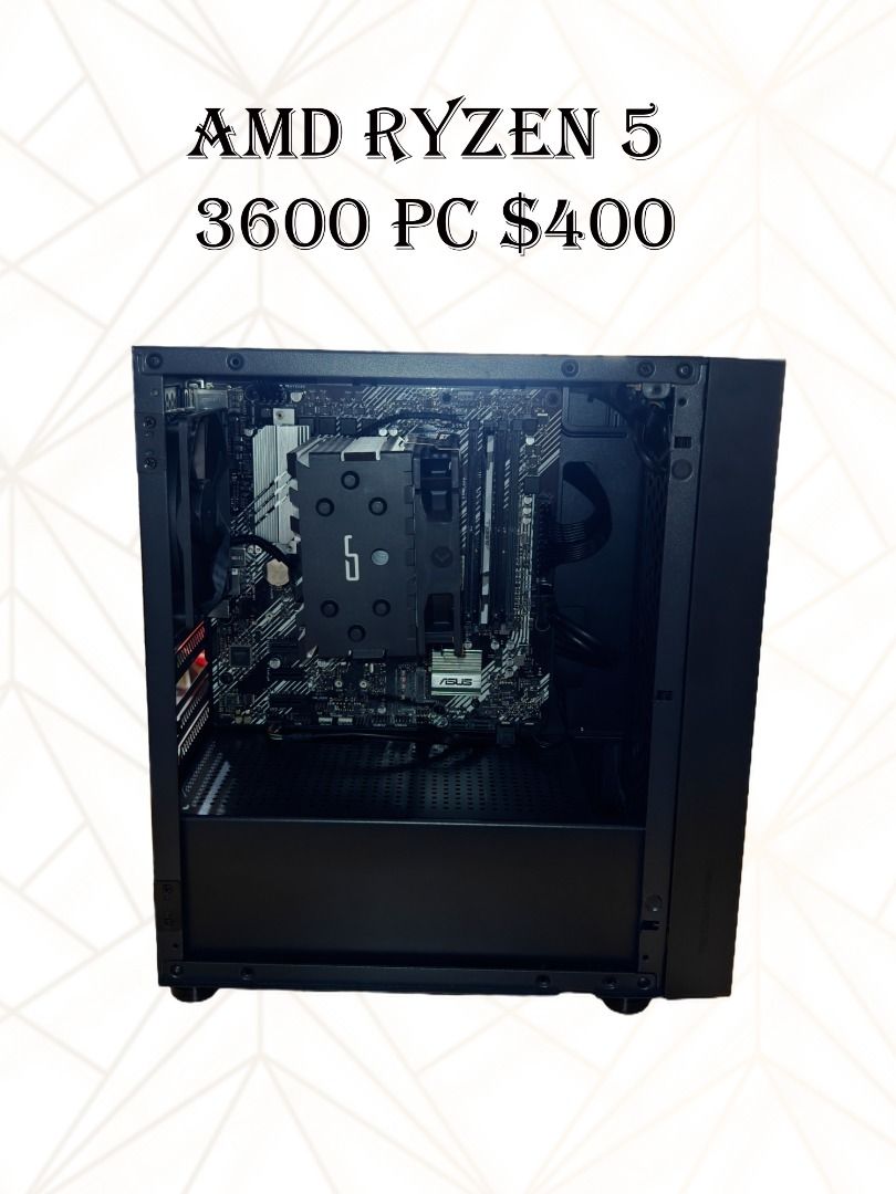 AMD Ryzen 5 3600 PC | ASUS PRIME B550M-A (Wi-Fi) mATX | 16GB RAM | WD SN550 (TLC)