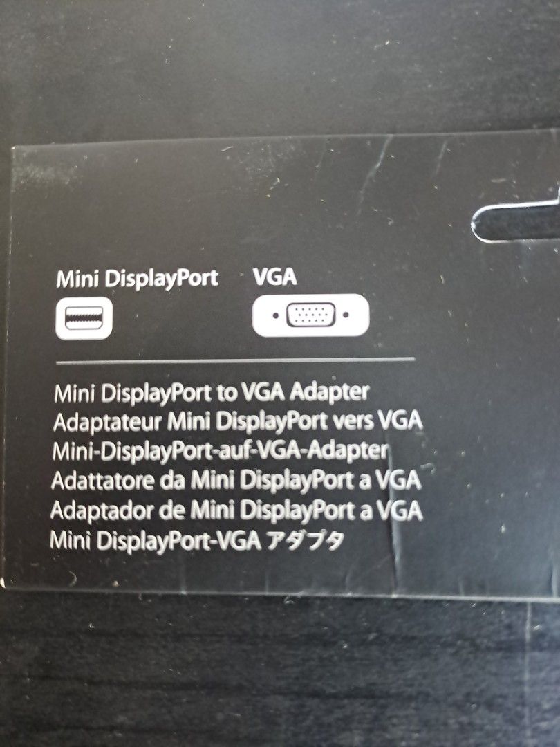 Apple Mini DisplayPort to VGA Adapter445663253166837761