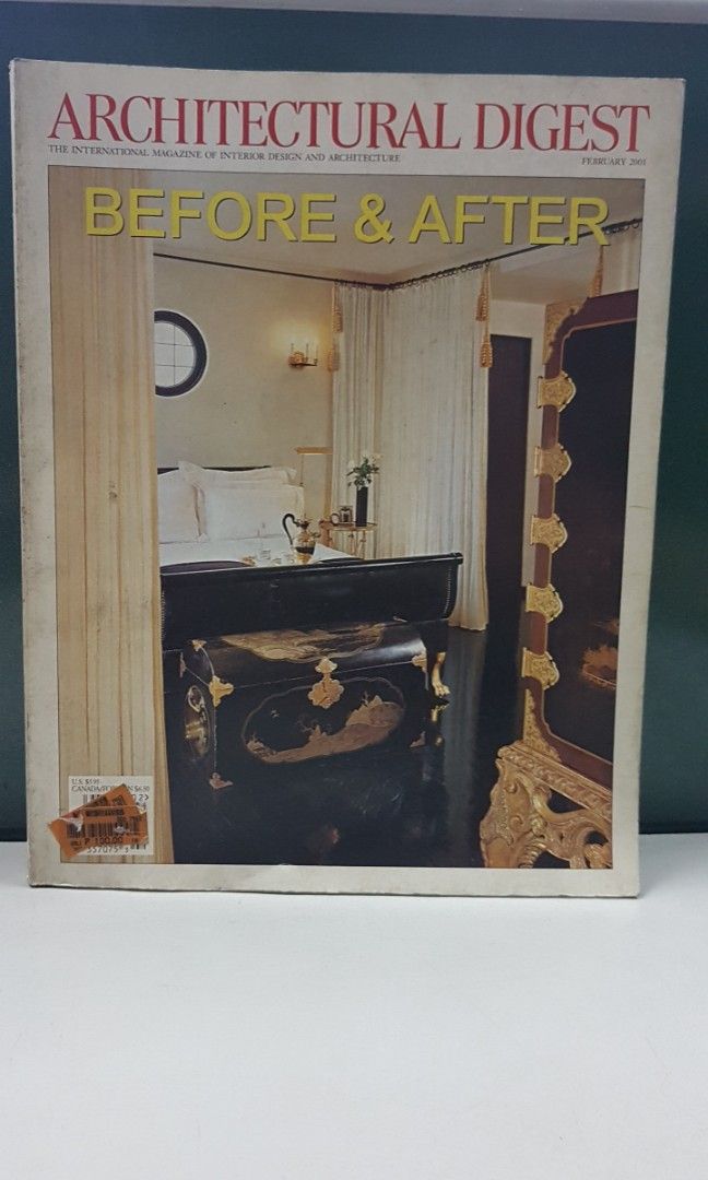 Architectural Digest Prelove Magazine (Category: Magazines) located in Quezon City. Submitted by whizdepot (Listing ID 1318808342, Image 1). Description: Archirectural Digest Before and After Preloved Book Good Condition.