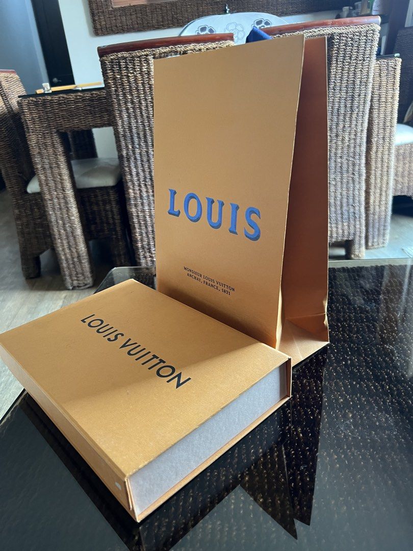 Authentic Lv box and paper bag (Category: Luxury Bags & Wallets) located in Manila. Submitted by murafinds26 (Listing ID 1432222259, Image 2). Description: Guaranteed authentic .