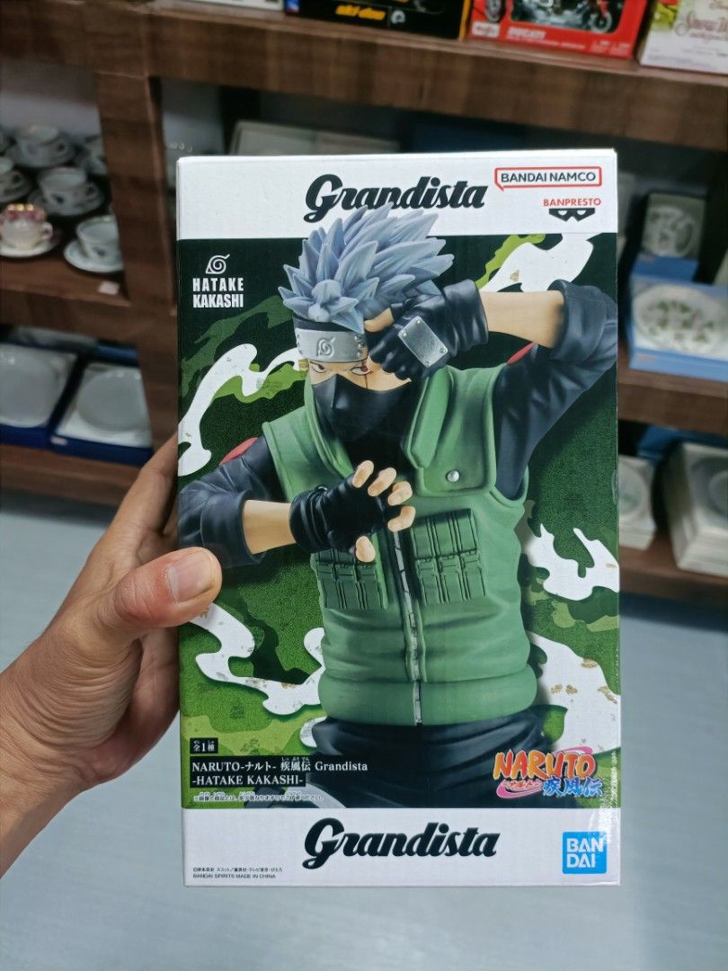 Bandai Naruto Grandista Hatake Kakashi Figure火影忍者卡卡西 (Category: Toy Figures) located in Singapore. Submitted by ypswbl (Listing ID 1432302972, Image 1). Description: - Brand new, unopened Bandai Grandista Hatake Kakashi figure - Box in excellent condition - A must-have collectible for Naruto fans!.