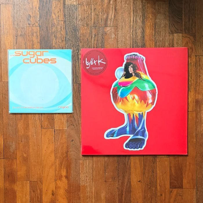 Bjork / The Sugarcubes Vinyl Bundle. (Category: Vinyls) located in Singapore. Submitted by emanuel_the_droid (Listing ID 1432311052, Image 1). Description: Both for $60. Bjork: Volta. Sealed, Limited Edition Colored Vinyl. (12" Album, 2015). One Little Indian. ~ $55 The Sugarcubes: Regina. Limited Edition 33 1/3 RPM, Poster Pack. (7" Single, 1989). One Little Indian. ~ $12 For more of my vinyl listings: https://www.carousell.sg/u/emanuel_the_droi