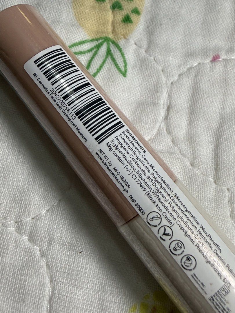 BLK false lash waterproof mascara brand new (Category: Makeup) located in Quezon City. Submitted by beautycallph (Listing ID 1432356564, Image 3). Description: Orig price 399 Only 199 Sealed & brand new Manufacture date 08/2024.