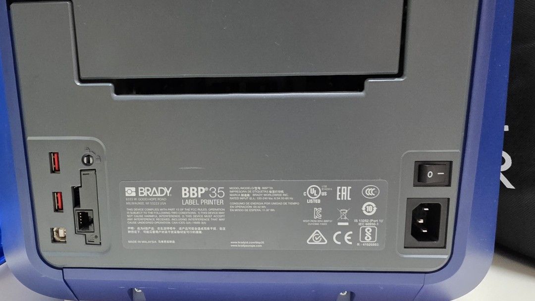 Brady BBP35 Label Printer485453200339118082