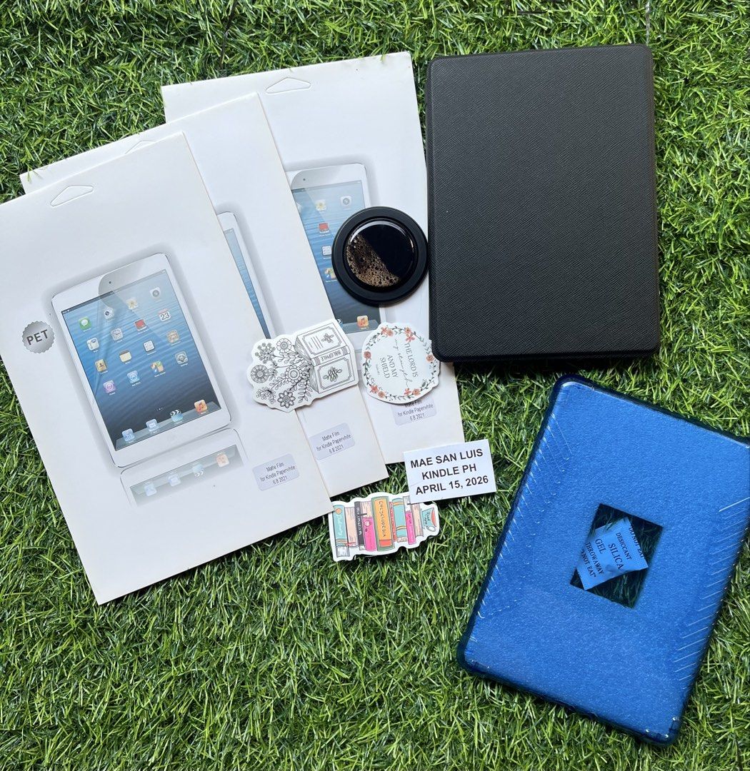 Bundle Kindle Case for 11th gen paperwhite (Category: Other Mobile & Gadget Accessories) located in Guiguinto. Submitted by kagandahan.ph (Listing ID 1432265112, Image 1). Description: FOR SALE KINDLE PAPERWHITE 5 BUNDLE CASE (11th Gen) SELLER ID: 0748 PRICE: ₱520 (TAKE ALL) BUNDLE INCLUSIONS: * 2x Kindle Cases * Stickers * 1x Magnetic Popsocket * Screen Protectors ITEM DETAILS: * UNIT: Kindle Case for 11th Gen Paperwhite 5 * CONDITION: 100% Bran