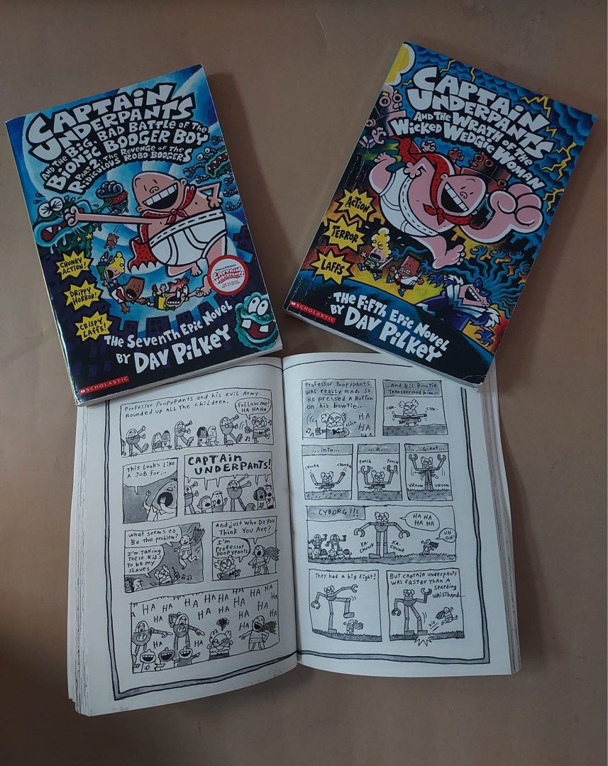 Captain underpants （分類：兒童書籍）位於 Hong Kong。 由 ms.kollection 提交（商品編號 1432380607，圖片 2）。簡介： 。
