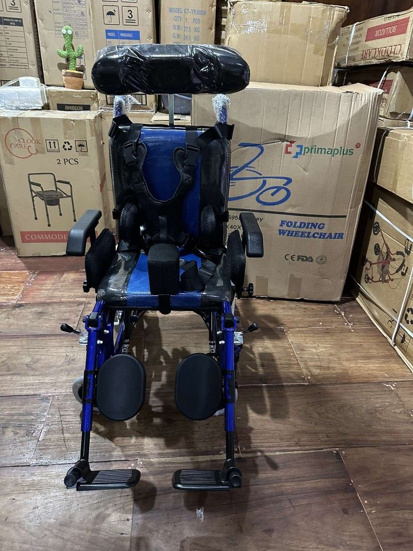 Cetebral palsy wheelchair (Category: Medical Supplies & Tools) located in Quezon City. Submitted by judaimedonlineshop23 (Listing ID 1432311193, Image 2). Description: brandnew cerebral palsy wheelchair heavy duty high quality pick up deliver COD GCASH BANK UPON DELIVER.