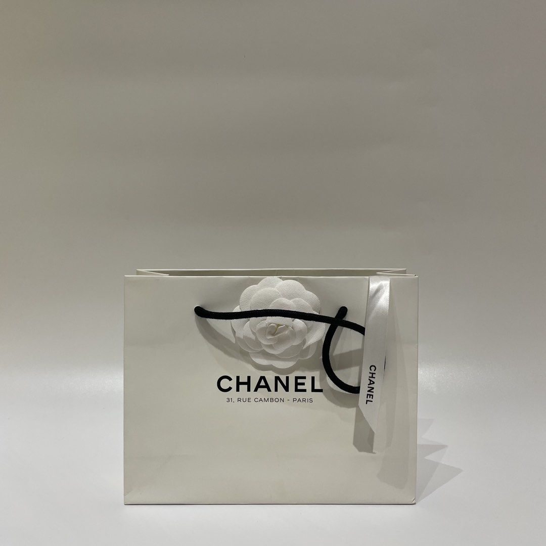 Chanel Authentic Small Paper Bag (Category: Luxury Bags & Wallets) located in Cavite. Submitted by kyukyuchan (Listing ID 1432199013, Image 1). Description: ✨50+ ITEMS ON MY PAGE LISTING✨ [Notes: SOME ITEMS ARE FROM BALIKBAYAN BOX, THUS, BOX OR PLASTIC PACKAGINGS ARE REMOVED] Notes: - Dimensions are already included in photos. - Add ₱99 for ribbon - What You See Is What You Get - No Flaws, Unless Stated. 🚫WE WILL NOT BE LIABLE FOR ANY DAMAGES TH