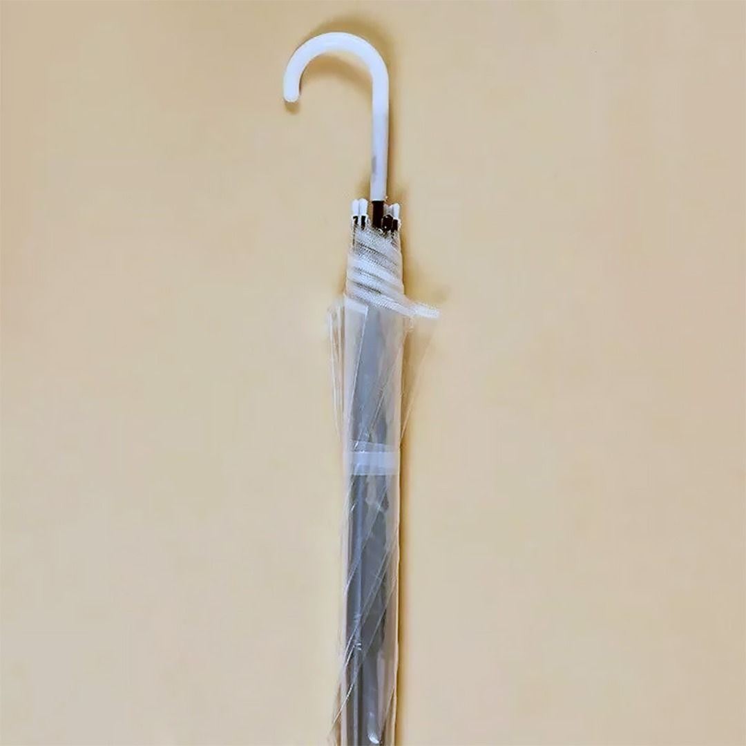 Clear Waterproof Umbrella (Category: Umbrellas) located in Paranaque City. Submitted by super_9.9 (Listing ID 1432227182, Image 3). Description: - Automatic open for easy use - Waterproof and quick-drying - Durable and sturdy stand - Diameter: 114cm (44.9 inches) - Length: 100cm (39.37 inches) - Handle Length: 82cm.